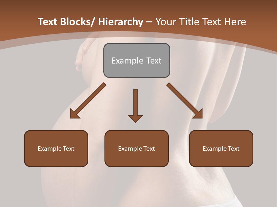 A Pregnant Woman In A White Panties Powerpoint Presentation PowerPoint Template