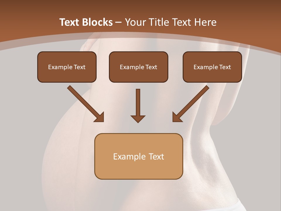 A Pregnant Woman In A White Panties Powerpoint Presentation PowerPoint Template