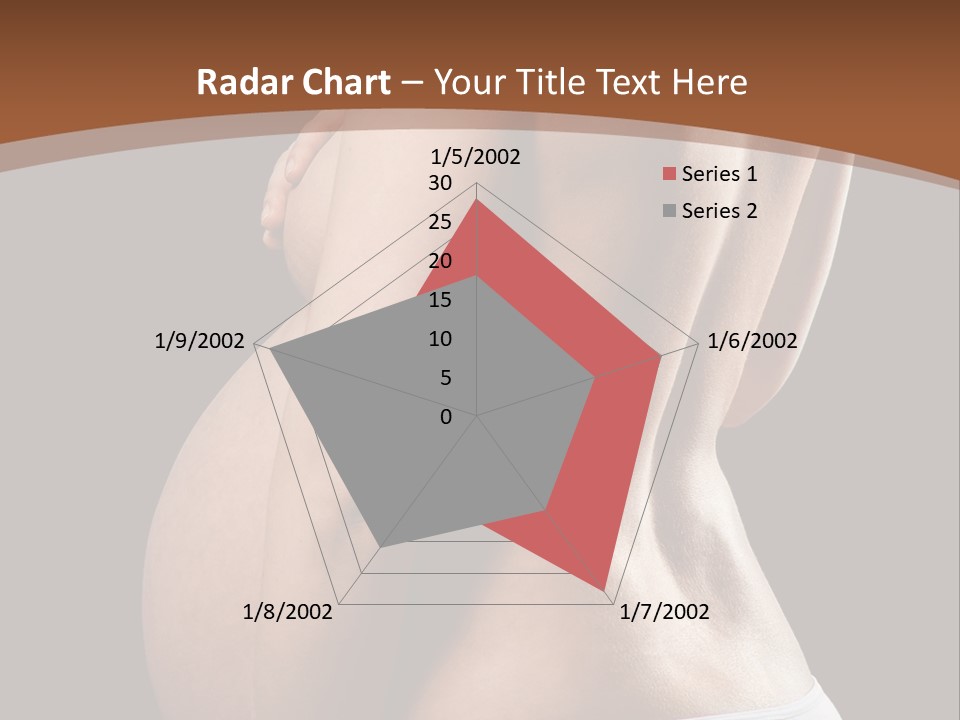 A Pregnant Woman In A White Panties Powerpoint Presentation PowerPoint Template