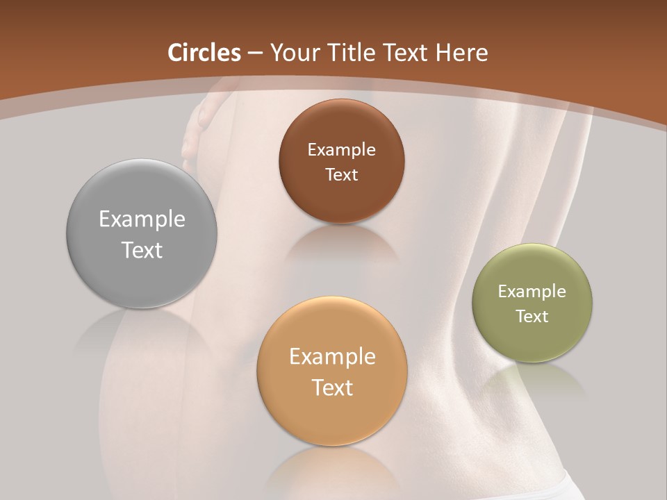 A Pregnant Woman In A White Panties Powerpoint Presentation PowerPoint Template