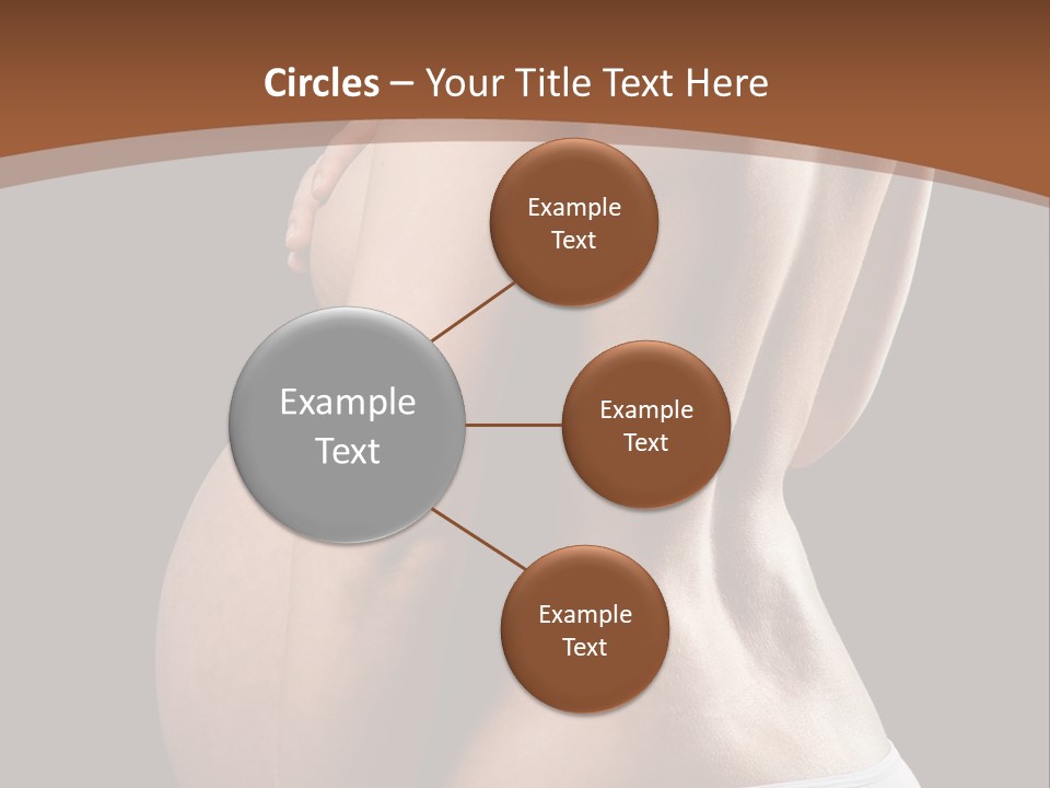 A Pregnant Woman In A White Panties Powerpoint Presentation PowerPoint Template