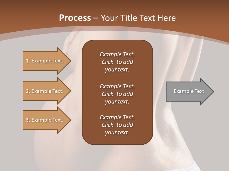 A Pregnant Woman In A White Panties Powerpoint Presentation PowerPoint Template