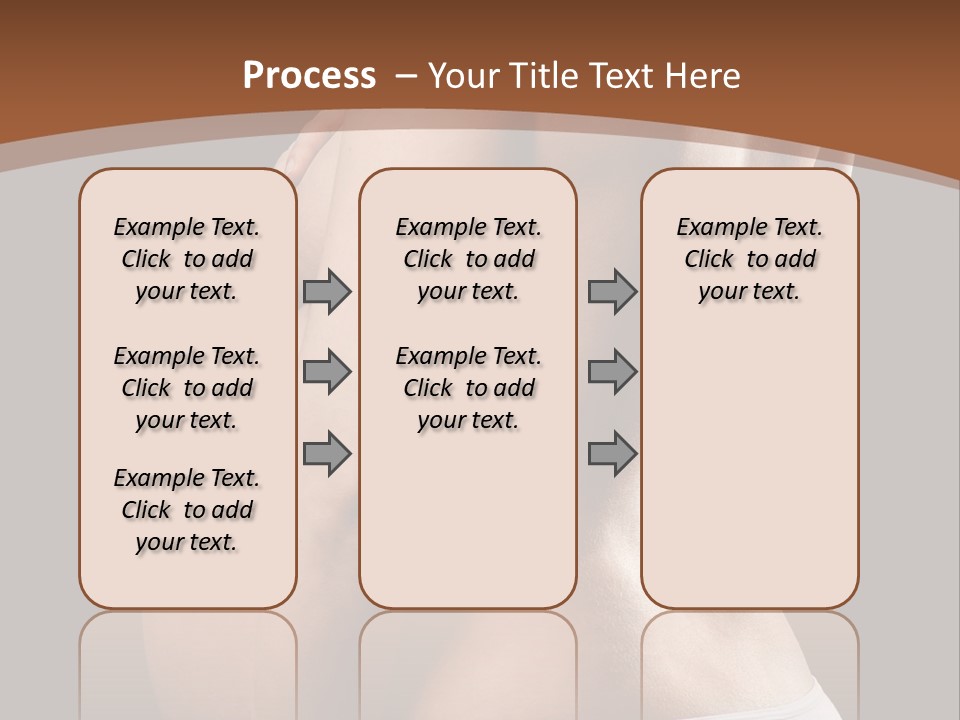 A Pregnant Woman In A White Panties Powerpoint Presentation PowerPoint Template