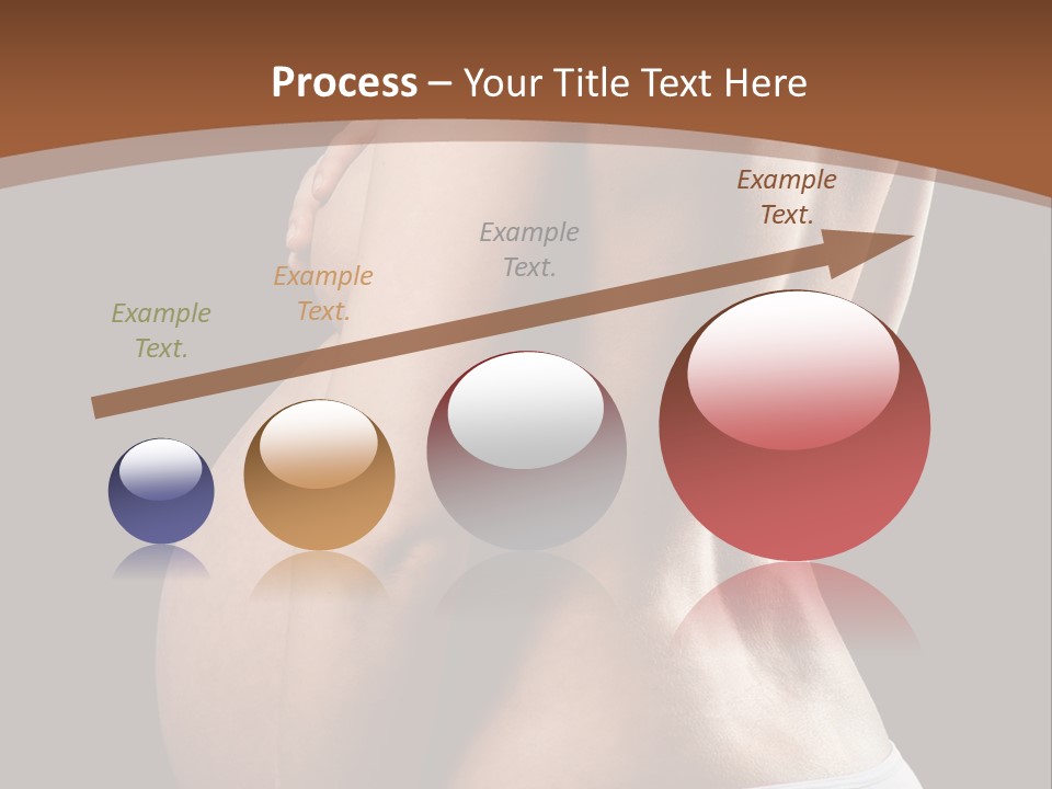 A Pregnant Woman In A White Panties Powerpoint Presentation PowerPoint Template