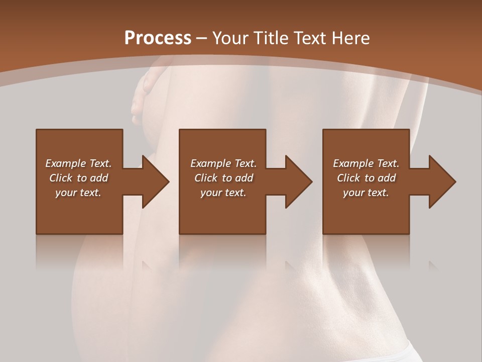 A Pregnant Woman In A White Panties Powerpoint Presentation PowerPoint Template