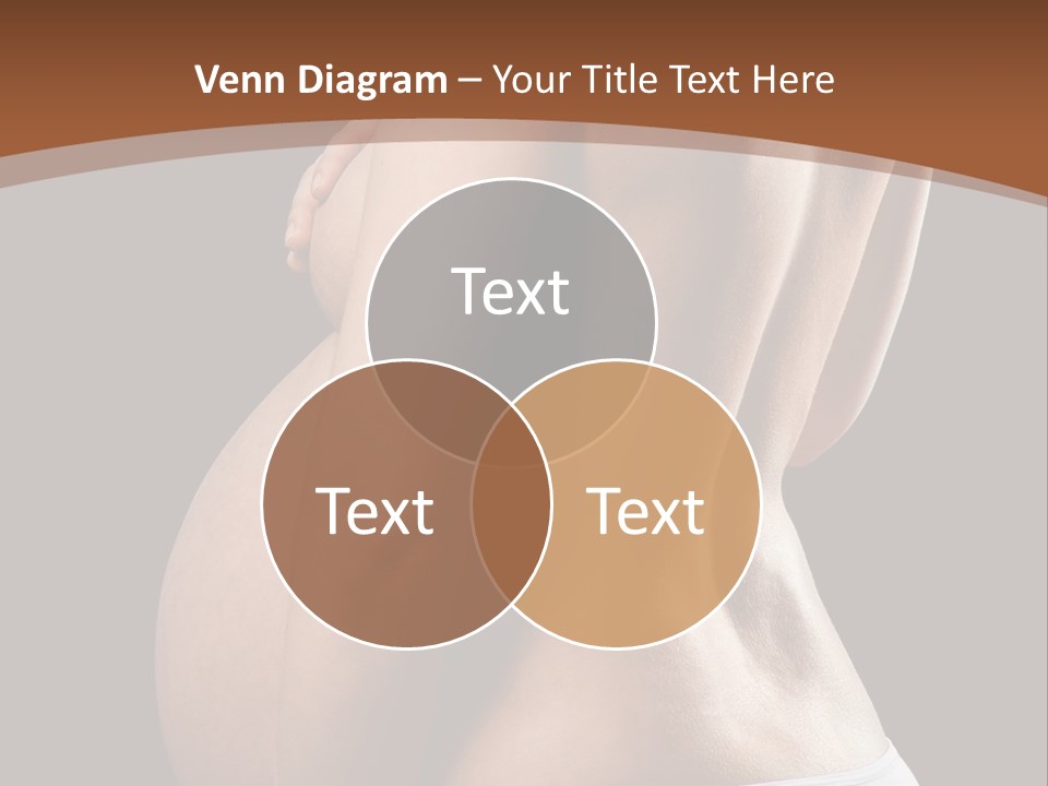 A Pregnant Woman In A White Panties Powerpoint Presentation PowerPoint Template