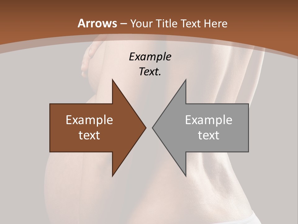 A Pregnant Woman In A White Panties Powerpoint Presentation PowerPoint Template