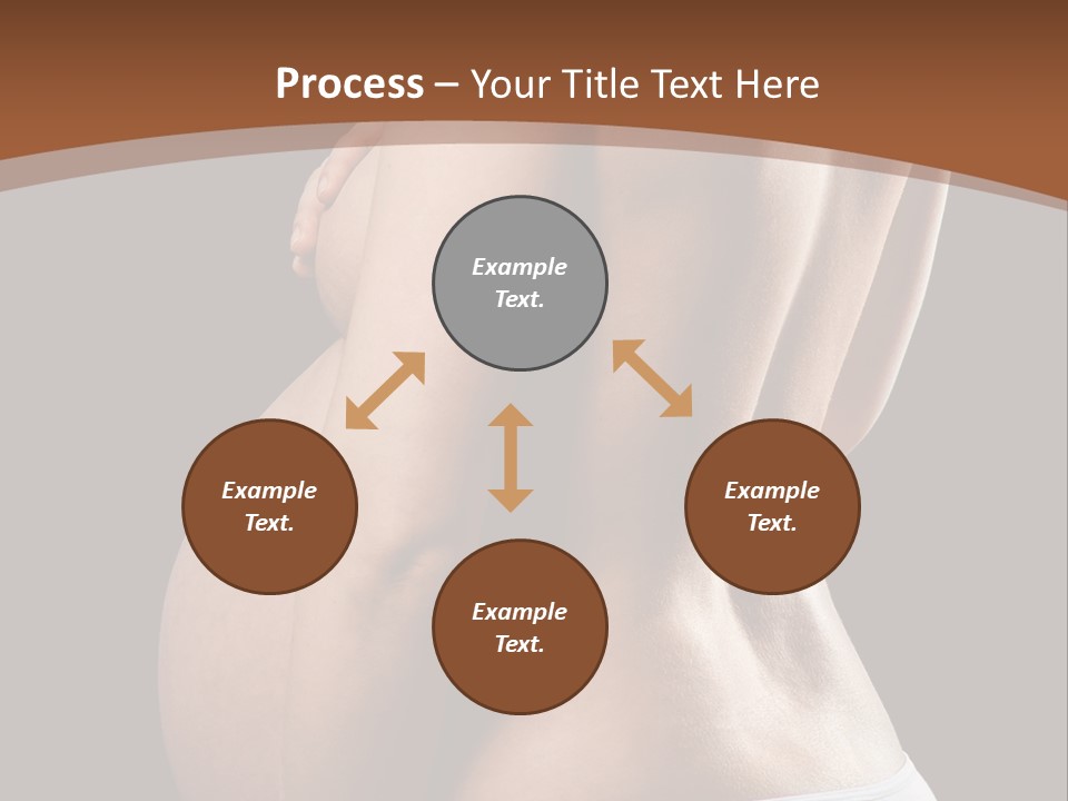 A Pregnant Woman In A White Panties Powerpoint Presentation PowerPoint Template