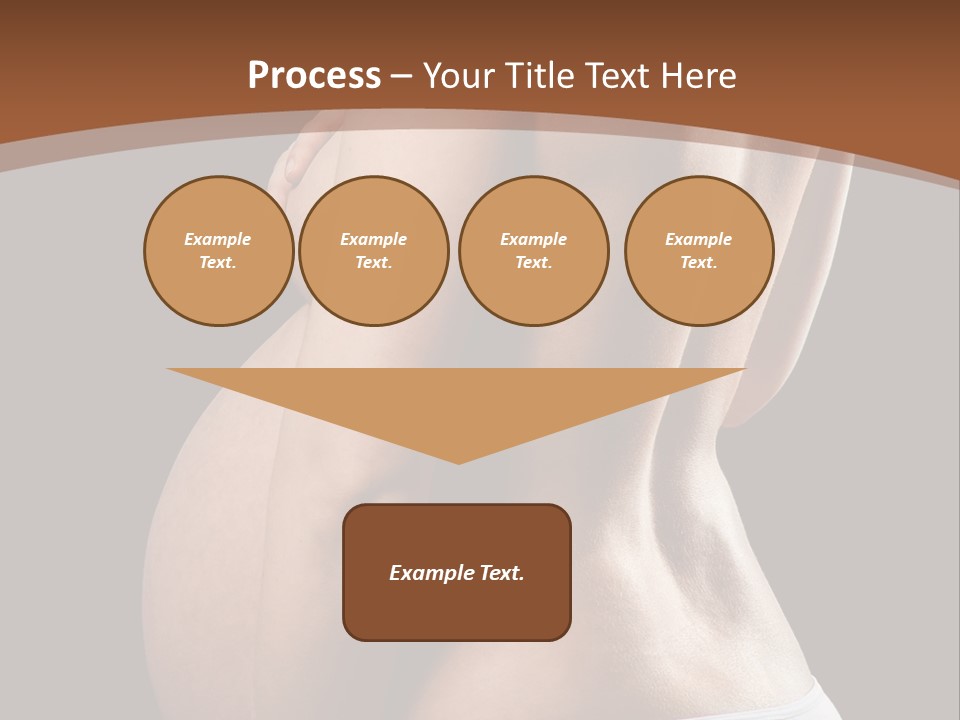 A Pregnant Woman In A White Panties Powerpoint Presentation PowerPoint Template