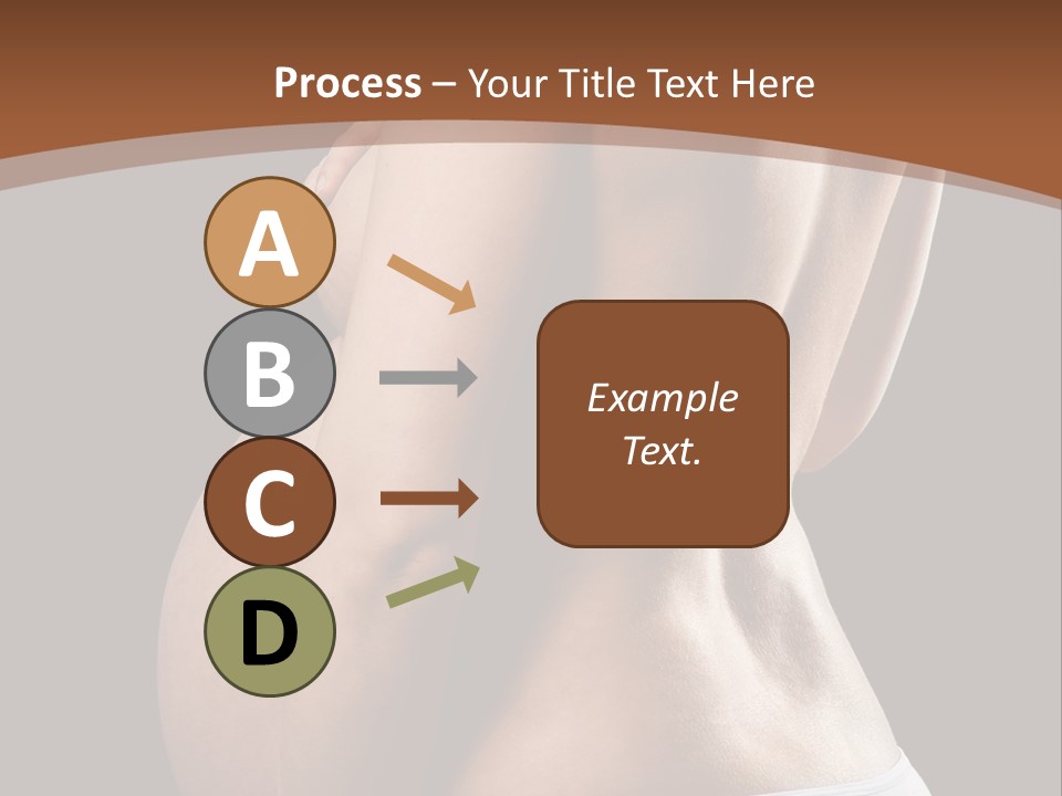 A Pregnant Woman In A White Panties Powerpoint Presentation PowerPoint Template