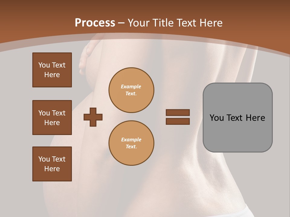 A Pregnant Woman In A White Panties Powerpoint Presentation PowerPoint Template