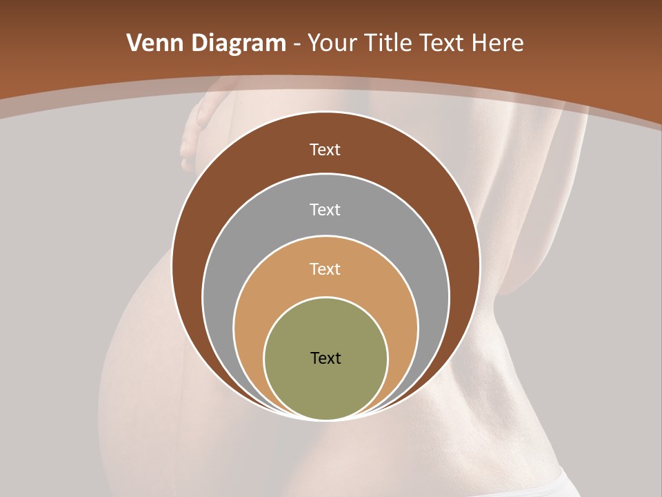 A Pregnant Woman In A White Panties Powerpoint Presentation PowerPoint Template