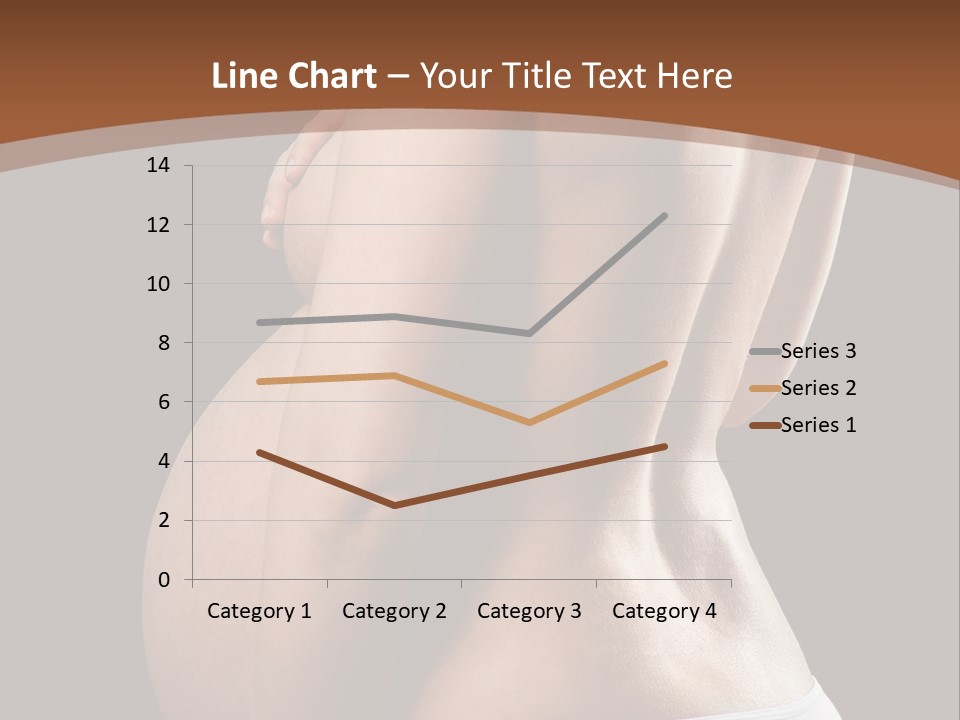 A Pregnant Woman In A White Panties Powerpoint Presentation PowerPoint Template