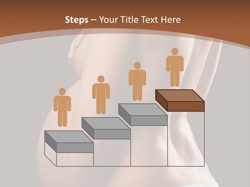 A Pregnant Woman In A White Panties Powerpoint Presentation PowerPoint Template