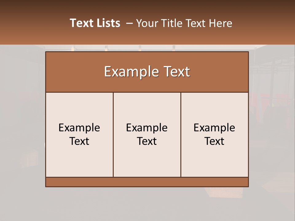 A Group Of People In A Gym Doing Exercises PowerPoint Template