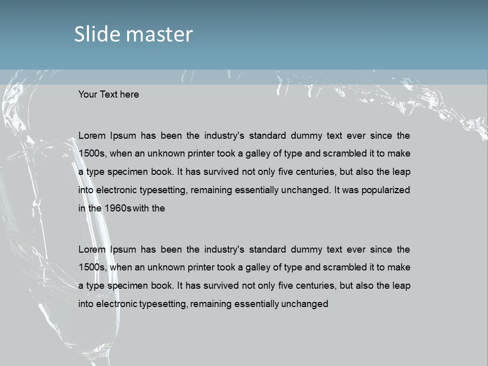 A Glass Of Wine Is Being Poured Into It PowerPoint Template