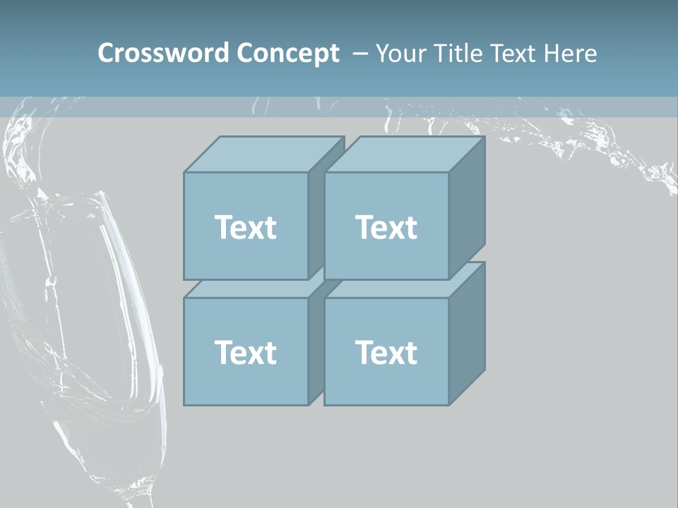 A Glass Of Wine Is Being Poured Into It PowerPoint Template