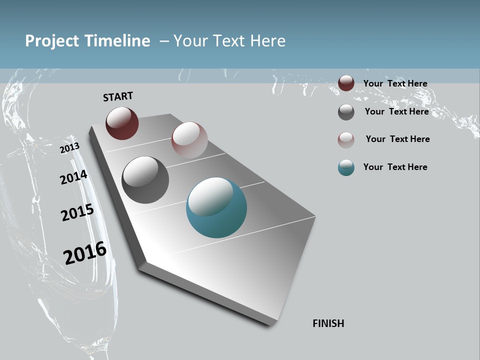 A Glass Of Wine Is Being Poured Into It PowerPoint Template