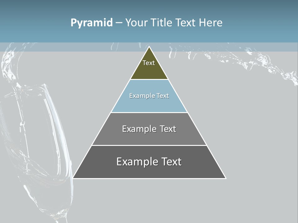 A Glass Of Wine Is Being Poured Into It PowerPoint Template