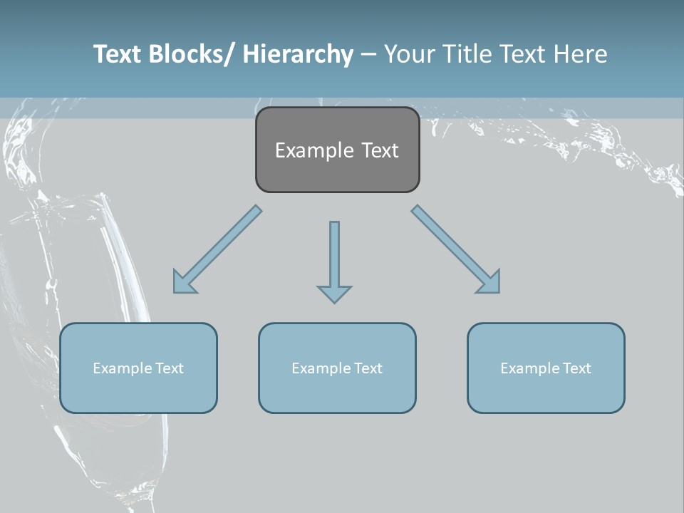A Glass Of Wine Is Being Poured Into It PowerPoint Template