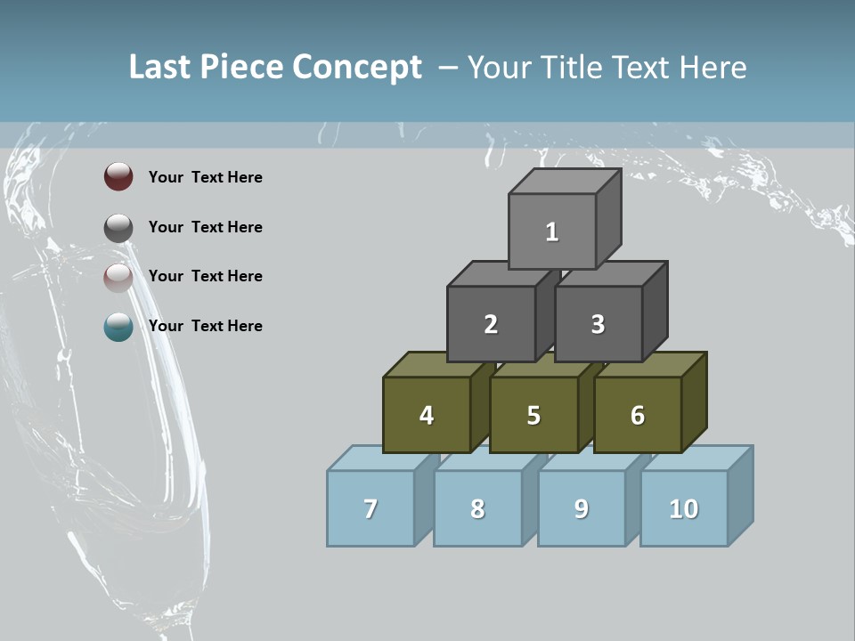 A Glass Of Wine Is Being Poured Into It PowerPoint Template