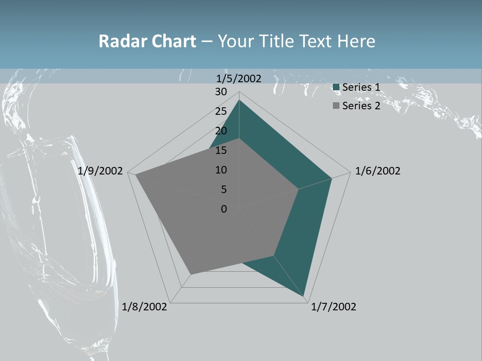 A Glass Of Wine Is Being Poured Into It PowerPoint Template