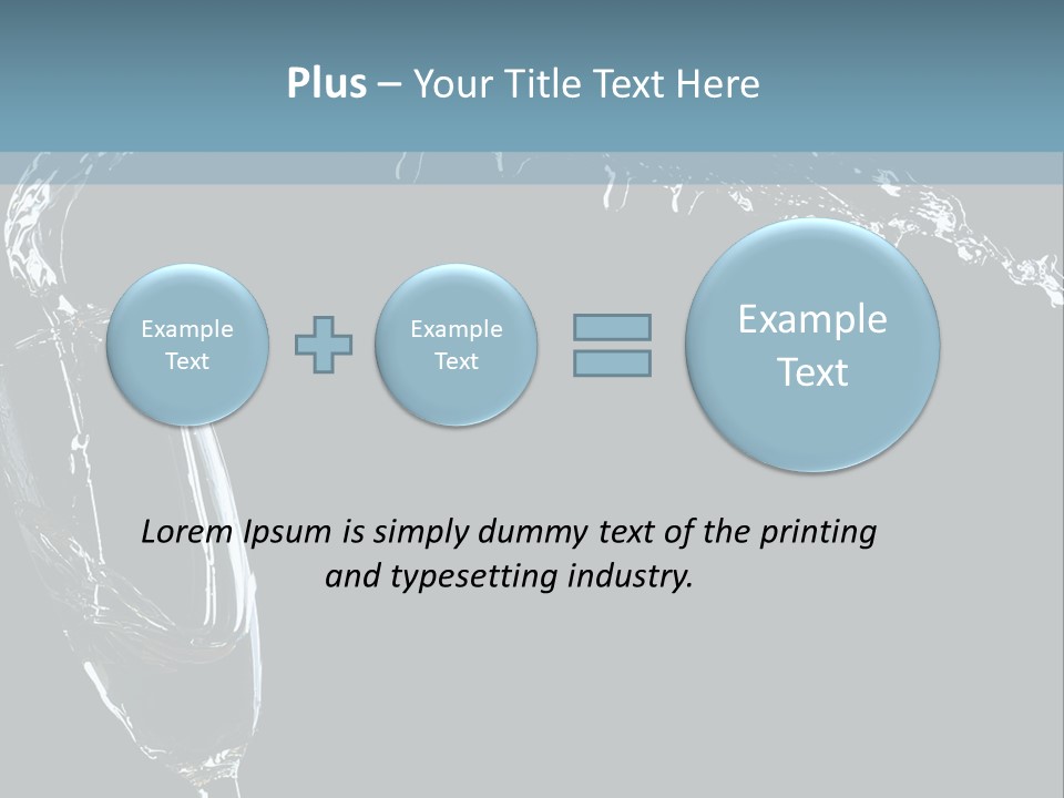 A Glass Of Wine Is Being Poured Into It PowerPoint Template