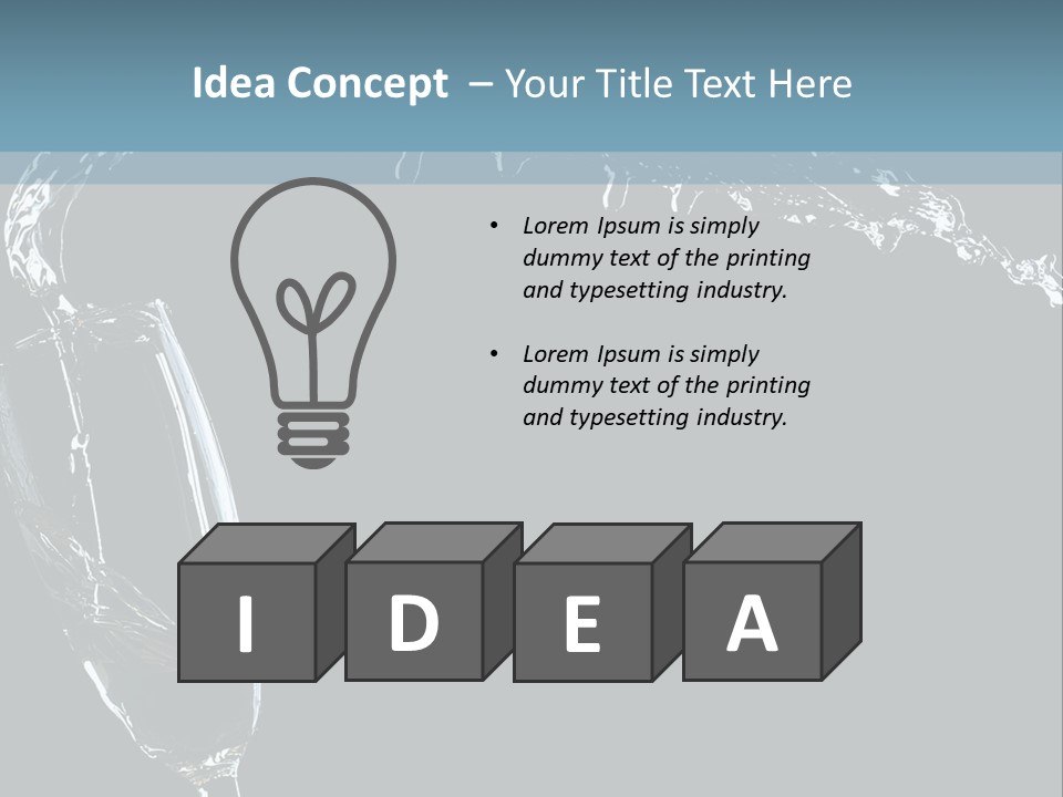 A Glass Of Wine Is Being Poured Into It PowerPoint Template