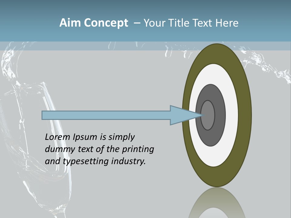 A Glass Of Wine Is Being Poured Into It PowerPoint Template