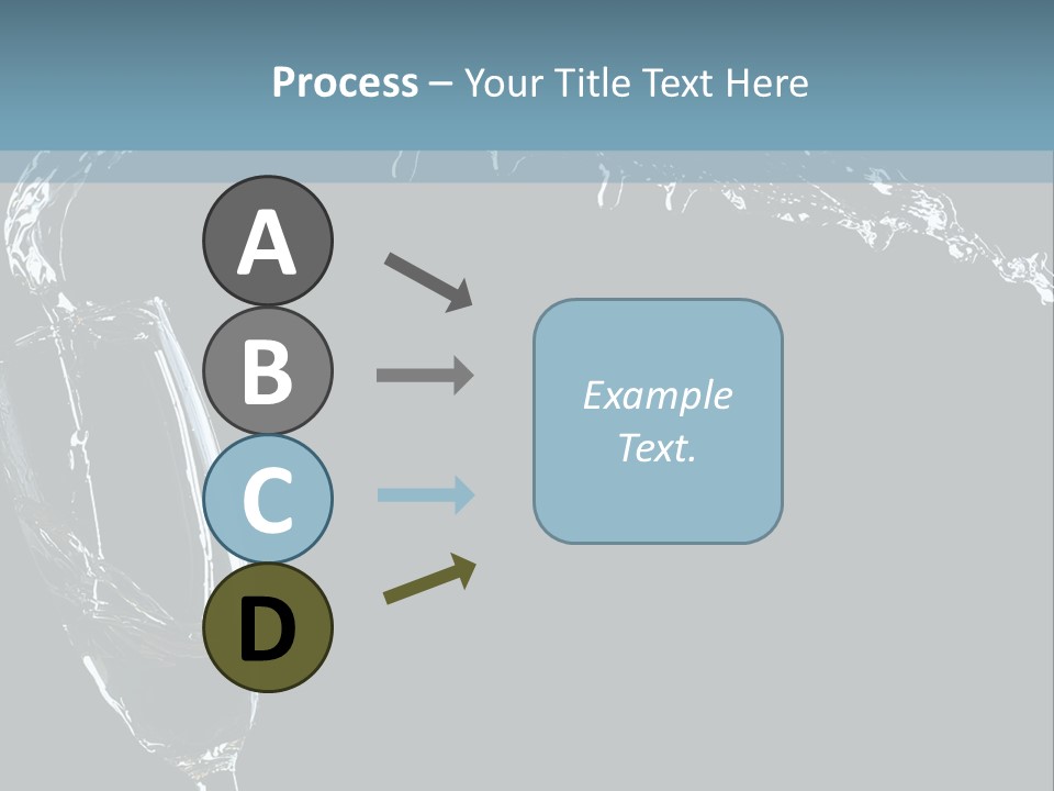A Glass Of Wine Is Being Poured Into It PowerPoint Template