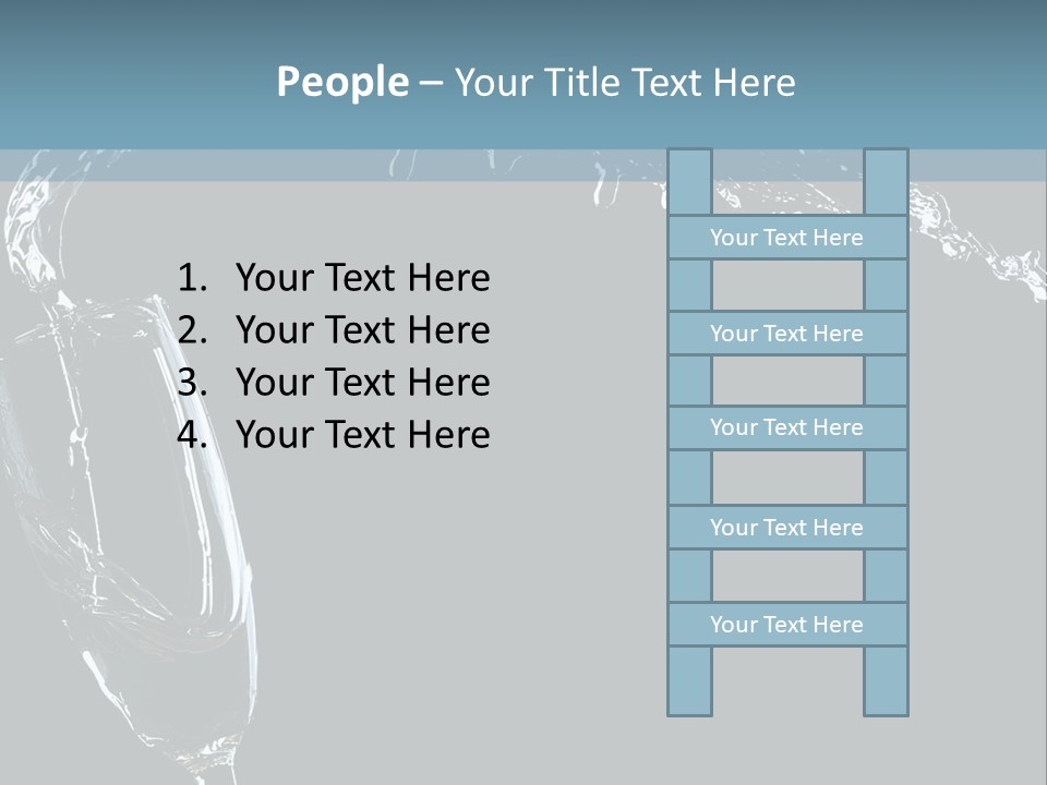 A Glass Of Wine Is Being Poured Into It PowerPoint Template