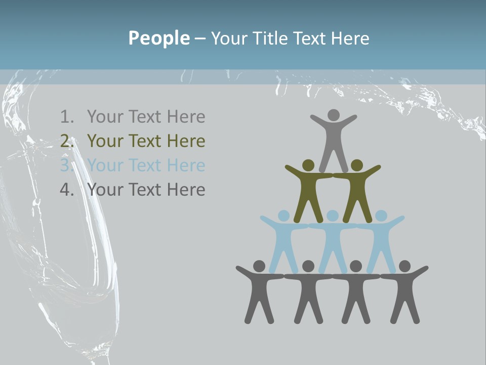 A Glass Of Wine Is Being Poured Into It PowerPoint Template