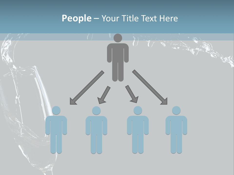 A Glass Of Wine Is Being Poured Into It PowerPoint Template