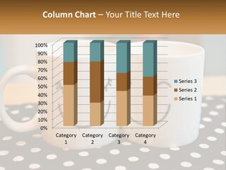 Two Coffee Mugs With Faces Drawn On Them PowerPoint Template