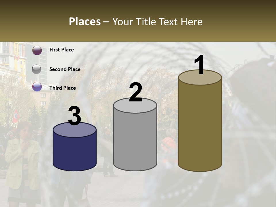 A Group Of People Standing Next To Each Other PowerPoint Template