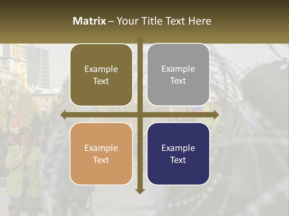 A Group Of People Standing Next To Each Other PowerPoint Template