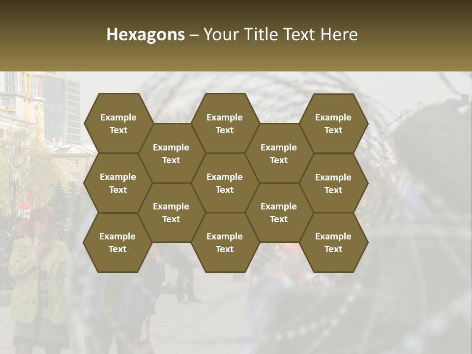 A Group Of People Standing Next To Each Other PowerPoint Template