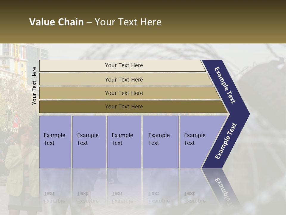 A Group Of People Standing Next To Each Other PowerPoint Template