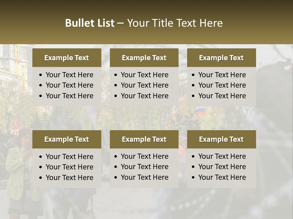 A Group Of People Standing Next To Each Other PowerPoint Template