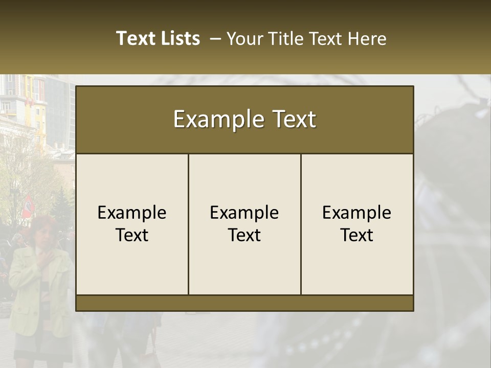 A Group Of People Standing Next To Each Other PowerPoint Template
