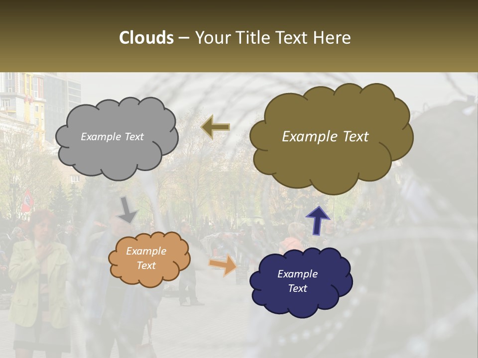 A Group Of People Standing Next To Each Other PowerPoint Template