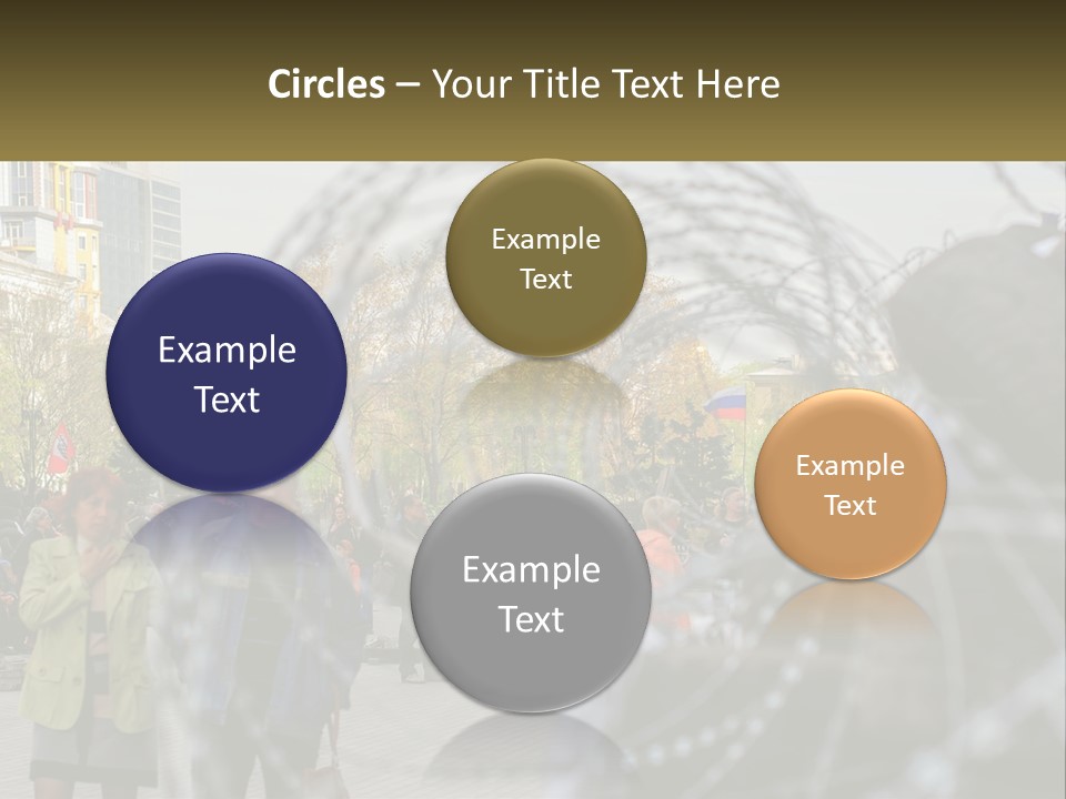 A Group Of People Standing Next To Each Other PowerPoint Template