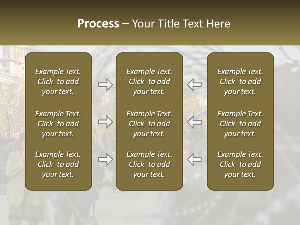 A Group Of People Standing Next To Each Other PowerPoint Template