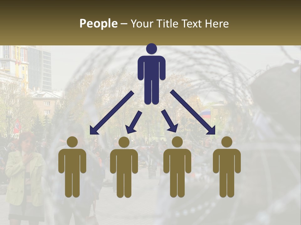A Group Of People Standing Next To Each Other PowerPoint Template