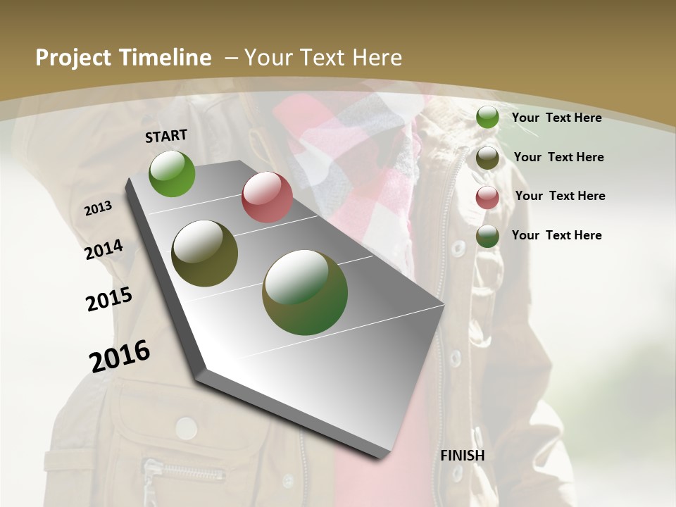A Little Girl In A Brown Jacket Is Talking On A Cell Phone PowerPoint Template