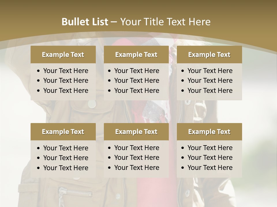 A Little Girl In A Brown Jacket Is Talking On A Cell Phone PowerPoint Template