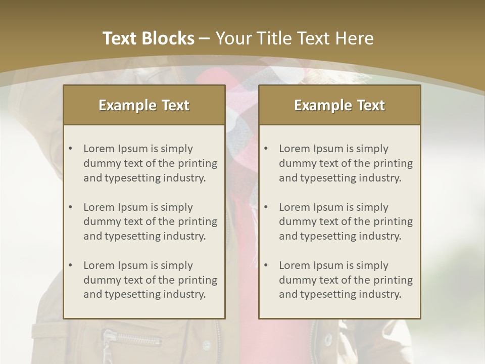 A Little Girl In A Brown Jacket Is Talking On A Cell Phone PowerPoint Template