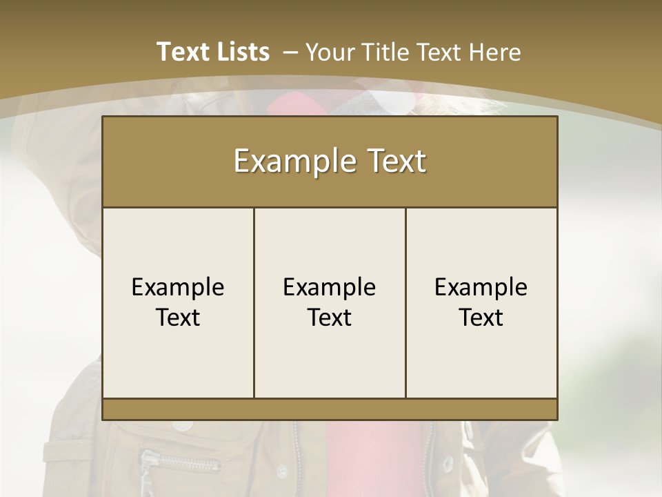A Little Girl In A Brown Jacket Is Talking On A Cell Phone PowerPoint Template