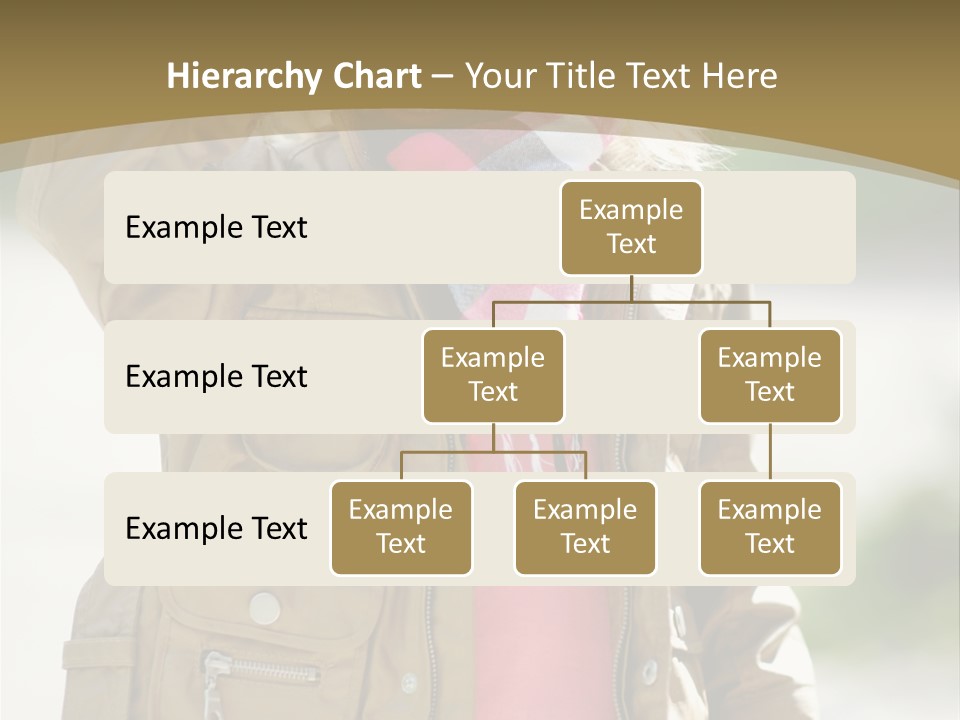 A Little Girl In A Brown Jacket Is Talking On A Cell Phone PowerPoint Template