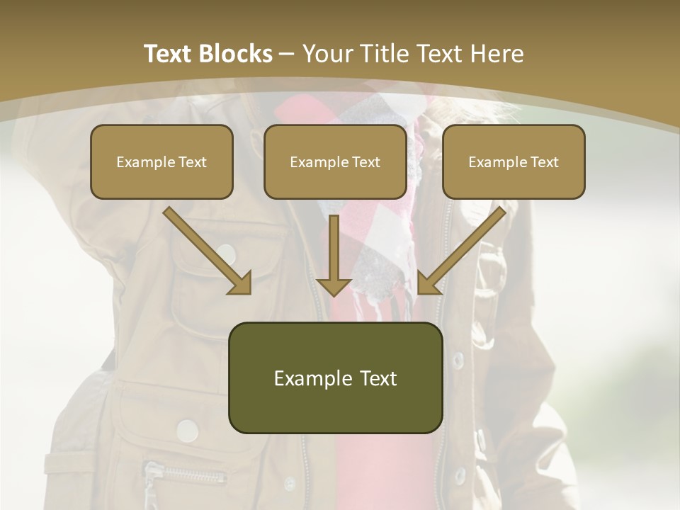 A Little Girl In A Brown Jacket Is Talking On A Cell Phone PowerPoint Template